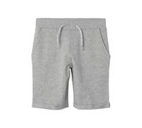 NAME IT Nkmvermo-Pantalones Cortos Largos de Swe UNB F Noos, Gris, 176 cm para Niños
