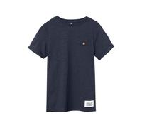 NAME IT Nkmvincent SS Top F Noos Camiseta Niños, Dark Sapphire, 122-128