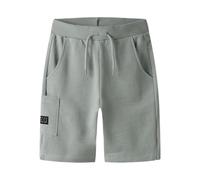 NAME IT Nkmvivasse - Pantalones Cortos Largos SWE UNB, Gris, 146