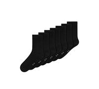 NAME IT Nknsock 7p Solid Noos Calcetines Unisex adulto, Black, 34