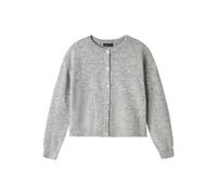 NAME IT NLFLODET LS Short Knit Cardigan Noos, Suéter cárdigan Niñas, Light Grey Melange/Detail:14-0405,