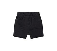 NAME IT Nlfsiw Dnmcece 7241 HW Shorts Noos Pantalones Cortos, Denim Negro, 140 para Niñas