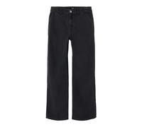 NAME IT NLMTOIZZA DNM Loose Pant Noos, Vaqueros Sueltos Niños, Black Denim/Detail:Washed,