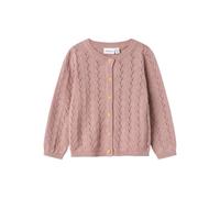 NAME IT NMFBANNI LS Knit Card Noos Suéter cárdigan, Deauville Mauve, 104 para Niñas