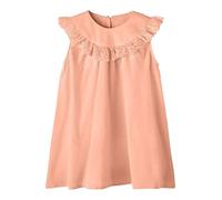 name it NMFFETULLE SS Dress Vestido, Peach Nectar, 98 Muchachas