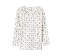 NAME IT NMFGAGO KNI LS Slim Top Lil Noos, Camisa Manga Larga Niñas, Coconut Milk,