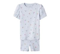 NAME IT Nmfhamanda Slim Biker - Conjunto de pantalones cortos para niña, Azul xenón, 116