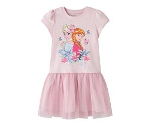 Name IT Nmfmemma Frozen SS Vestido de Tul Wdi para niña, Color Rosa Cuna, 98