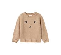 NAME IT NMFOBIBI LS Knit, Suéter Tejido Niñas, Oxford Tan,