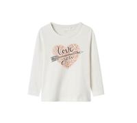 NAME IT NMFOLISIA LS Top PB, Camisa Manga Larga Niñas, Jet Stream,