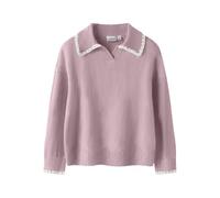 NAME IT Nmfrikasa LS Knit Polo, Keepsake Lilac, 110 para Niñas