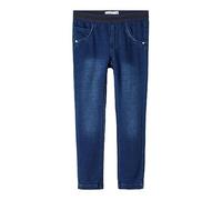 NAME IT Nmfsalli Dnmtorina Swe Legging Noos Pantaln, Azul Oscuro. Detalles: Zafiro Oscuro, 80 cm para Niñas