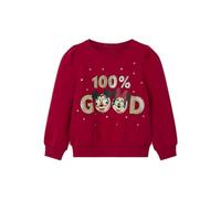 NAME IT NMFSINE Minnie Sweat Box BRU WDI, Sudadera Niñas, Jester Red,