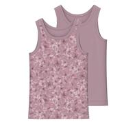 Name IT Nmftank Top 2p Mauve Flower Noos Camiseta Niñas (Pack de 2)
