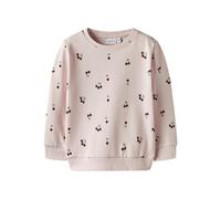 NAME IT Nmfvalba LS Sweat UNB Noos - Sudadera para niña, Rosa Cristal, 116, Crystal Pink, 116