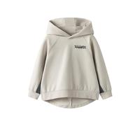 NAME IT Nmmbentu LS Nreg Sweat WH BRU, Piedra Pumice, 116 para Niños