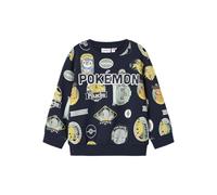 NAME IT Nmmjazy Pokemon Nreg Sudaderas UNB Sky para niños, Azul Marino, 98