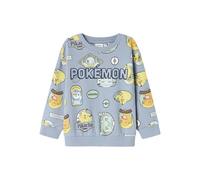 NAME IT Nmmjazy Pokemon Nreg Sudaderas UNB Sky para niños, Dusty Blue, 98