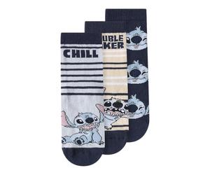 NAME IT Nmmjermaine Stitch 3P Calcetines Wdi, Dusty Blue, 22-24