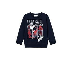Name IT NMMJESSIE Spiderman Sweat BRU Noos MAR, Sudadera Niños, Dark Sapphire,