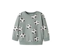 NAME IT Sudadera 'NMMLouie' verde pastel / negro / blanco 110 EUR
