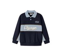 NAME IT Nmmlucan LS Nreg Sweat Polo UNB, Azul Marino, 116 para Niños