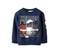 NAME IT Nmmosmus Batman Nreg Sweat BRU Wab, Azul Marino, 92 para Niños