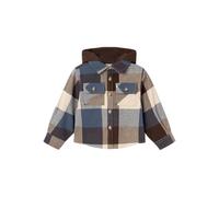 NAME IT NMMOSOM OS Shirt WH Box, Camisa de Manga Larga Niños, Bracken/Checks:Checks,