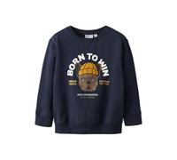 NAME IT Nmmriguna LS Nreg Sweat BRU Box, Azul Marino, 116