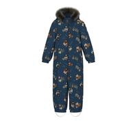 NAME IT NMMSNOW10 Suit AOP FO Noos Traje para Nieve, Dark Denim/AOP:Tractor, 92 para Niños