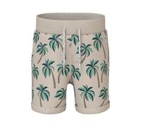 NAME IT Nmmvermo AOP Long SWE UNB F Noos - Pantalones Cortos para niño, Beige, 98