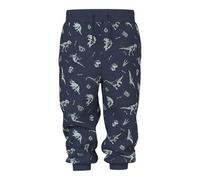 Name IT Nmmvimo Nreg AOP Swe Pant BRU Pantalones de chándal, Azul Marino, 104 para Niños