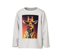 NAME IT Nmmvoto LS Nreg Top, Cloud Dancer, 98