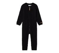 NAME IT Nmmwrilla Wool LS Knit Suit, Negro, 92 para Niños