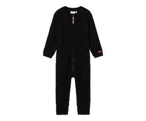 NAME IT Nmmwrilla Wool Ls Knit Suit, Negro, 92