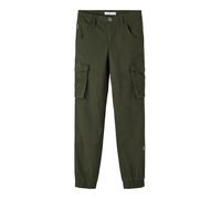 NAME IT Pantalón cargo. Color Verde Oscuro