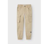 Name It Pantalón cargo. Talla 126 cm (8 años). Color Beige