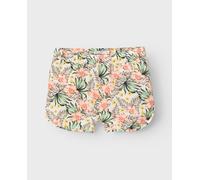 name it Pantalón corto de niña con cintura elástica. Blanco 10 Años