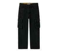 NAME IT Pantalones Vaqueros Nkmryan St Cargo 5910-Zd Noos, Black Denim, 128