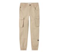 NAME IT Pantalones Cargo de Corte Regular, Oxford Tan, 152