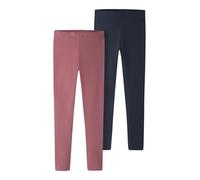 NAME IT Nkfvivian 2P Legging L Noos Mallas, Deco Rose/Pack:Packed with Dark Sapphire, 98/104 para Niñas