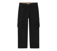 NAME IT Pantalones Vaqueros Nkmryan St Cargo 5910-Zd Noos, Black Denim, 128