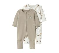 NAME IT Pijama beige / marrón / gris humo / blanco 86 beige / marrón / gris humo / blanco
