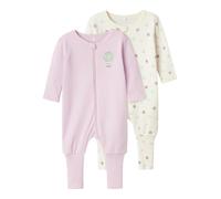 NAME IT Pijama crema / verde pastel / rosa / blanco, Talla 98