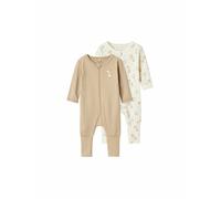 NAME IT Pijama de bebé NBNNIGHTSUIT Paquete de 2 crema | 98