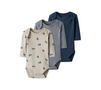 Name IT Hombre Nbmbody 3P LS Airplane Noos, Beige, Numeric_50