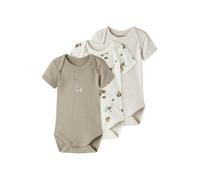 NAME IT Pijama entero/body beige oscuro / beige moteado / marrón / blanco 62 EUR