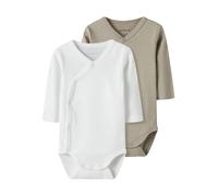 NAME IT Body para bebé, paquete de 2 NBNBODY beige | 56
