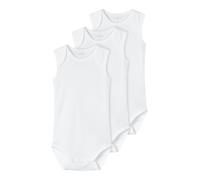 NAME IT Nbnbody 3P Tank Solid 3 Noos Ftbol, Bright White, 92 Unisex bebé