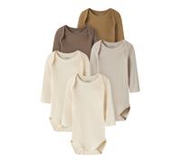 NAME IT Pijama entero/body crema / kitt / chocolate / umbra 74 EUR
